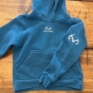 Realtree Teal Kids Hoodie